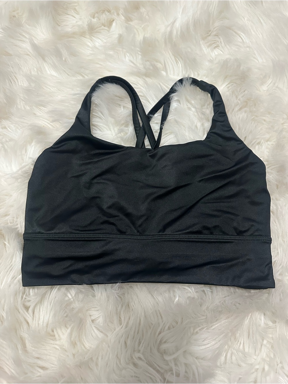lululemon athletica energy longline sports bra in shine